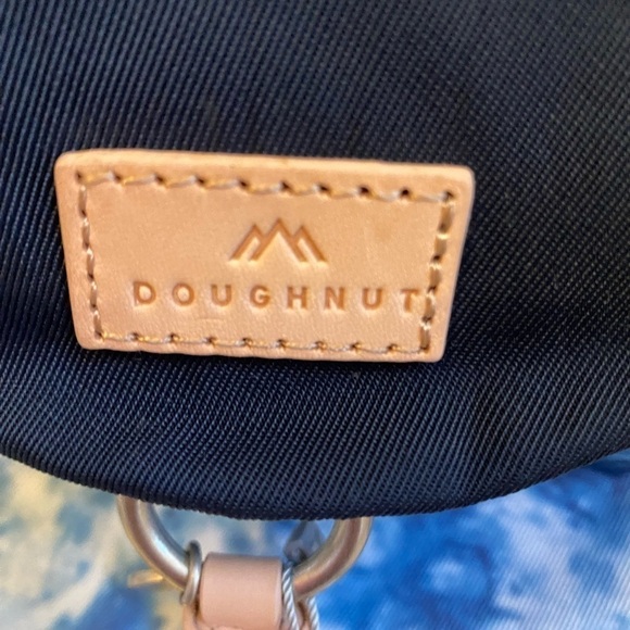 NWT BLUE & TAN MINI BACKPACK/HANDBAG - Picture 2 of 13